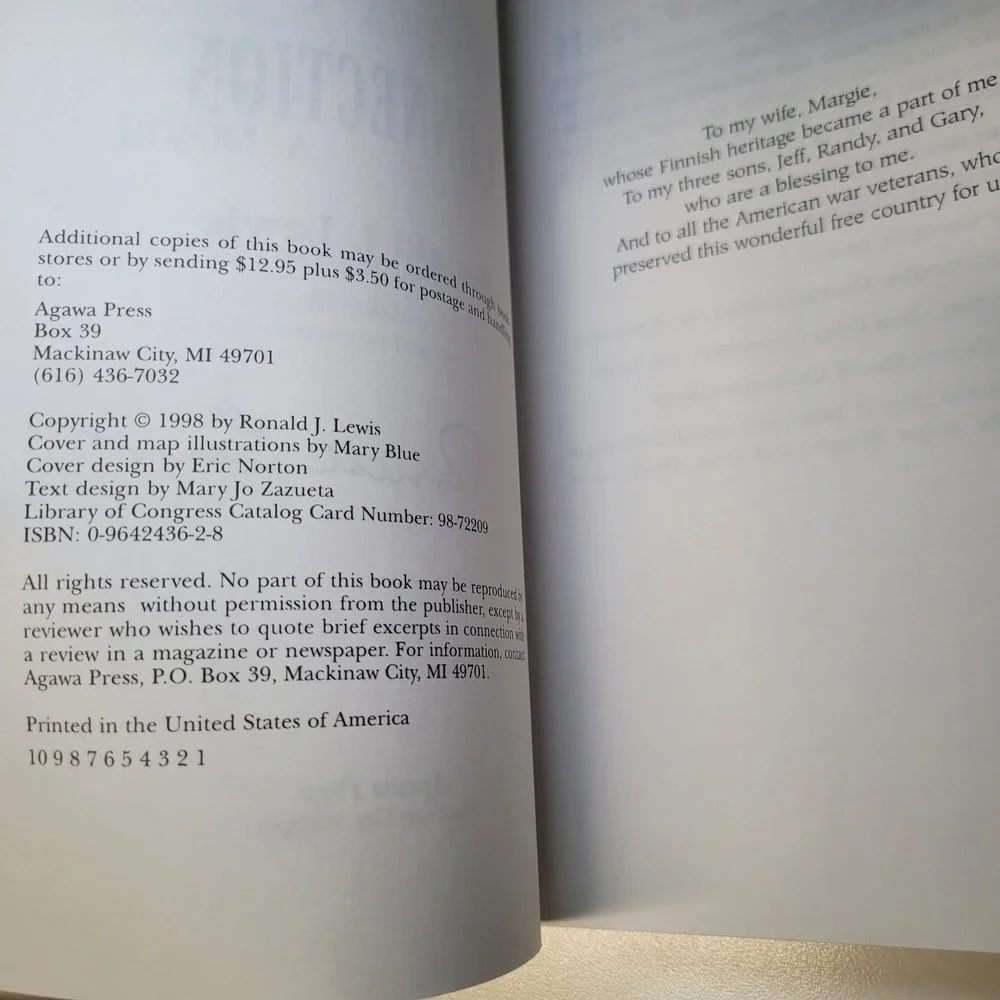 Mackinaw Honolulu‎ Connection Ronald J Lewis Signed Copy A Novel Fiction Book
